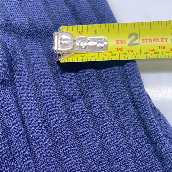 Lane Bryant Navy Blue Long Sleeve Ribbed Tunic Size 16 - Picture 8 of 10